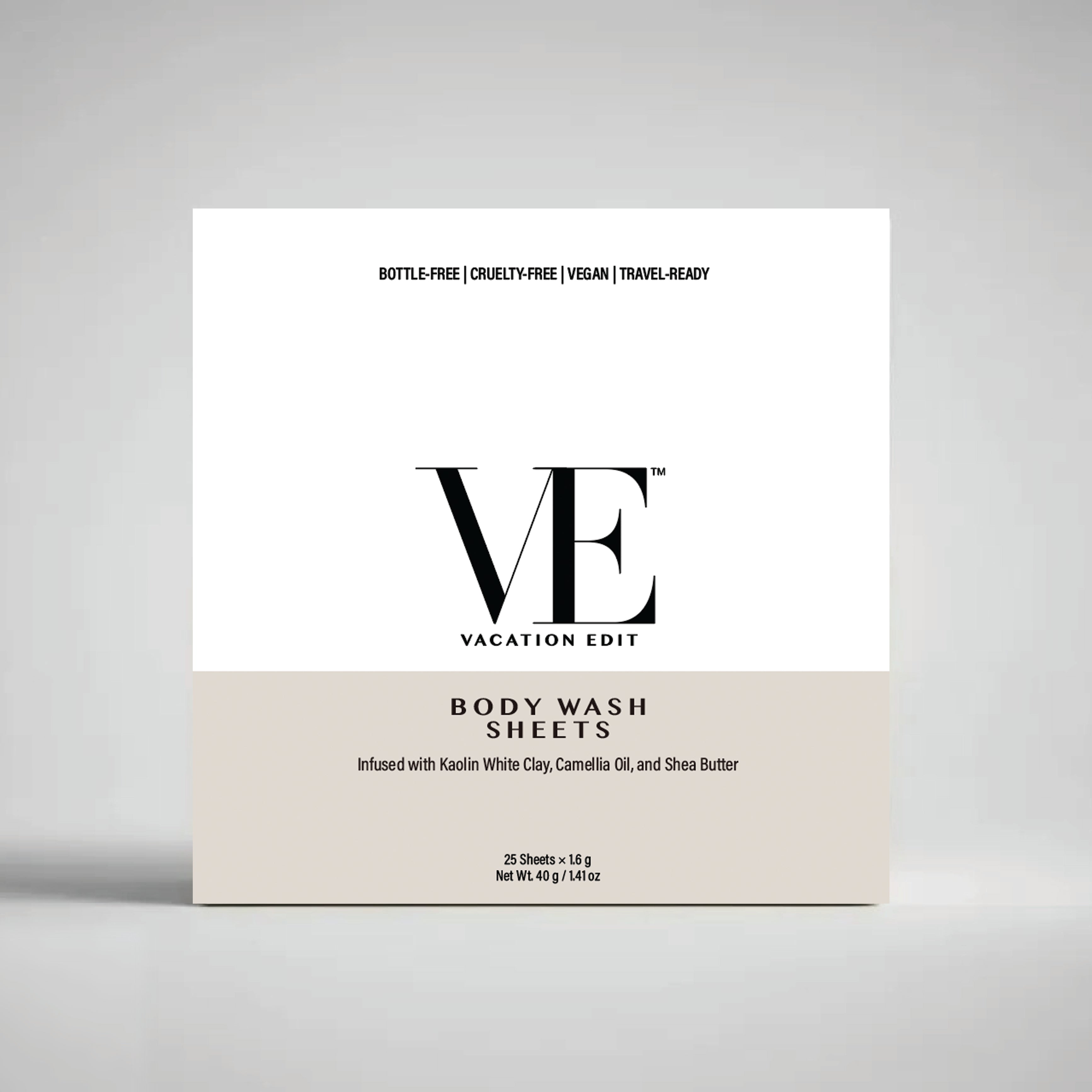 Vacation Edit Body Wash Sheets